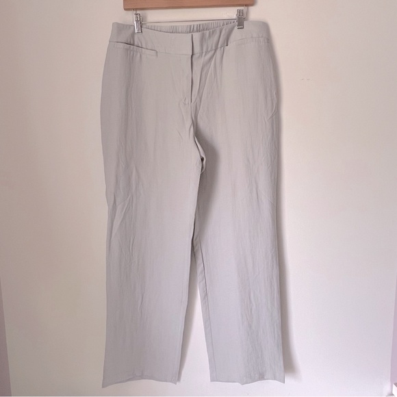 Travelers Collection Chico's Welt Pocket Long Pant Fairfax Gray Comfort Classic - Picture 1 of 12